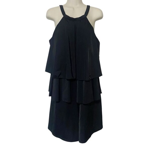 Fit 4 U Other - Fit 4 U Womens Size 20W Tiered Ruffle Swim Romper One Piece Swimsuit Black